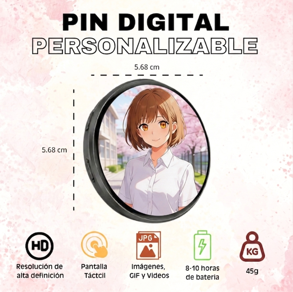 Pin Digital Personalizable